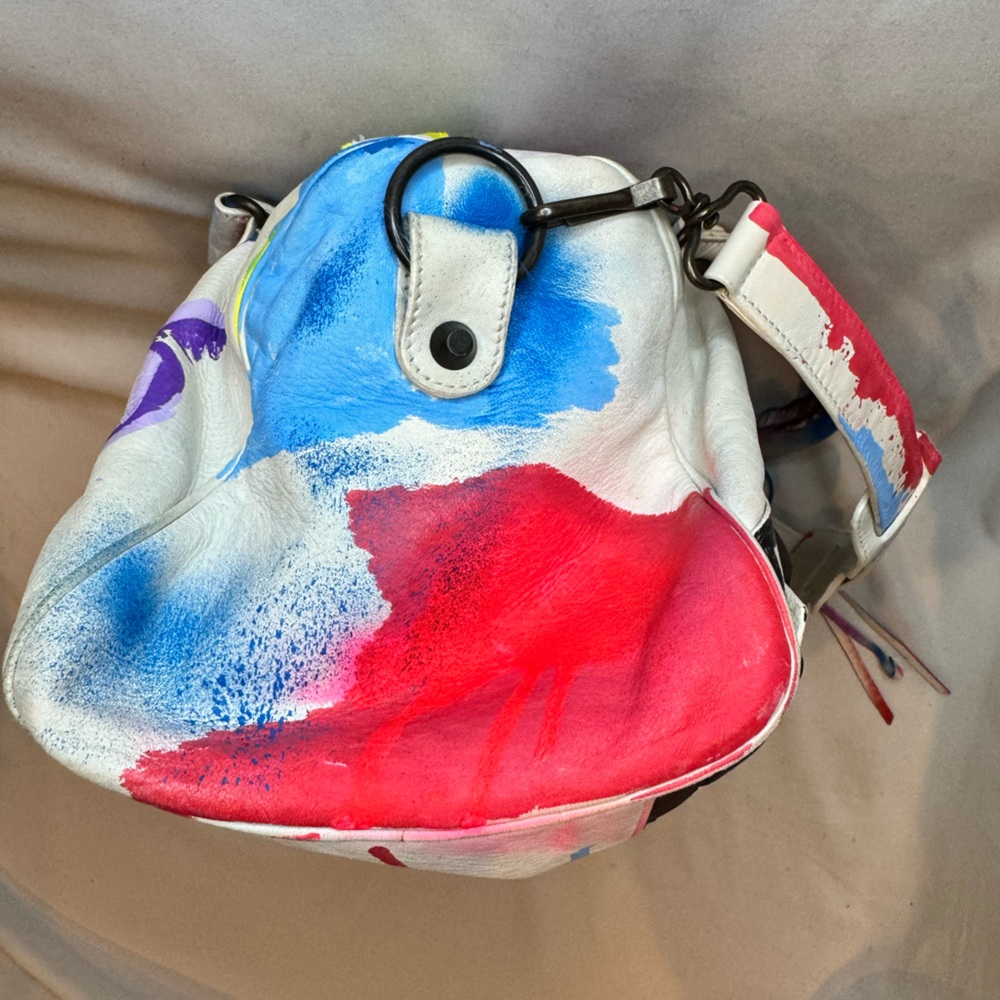 Custom painted Balenciaga city bag (custom painted 1 of 1) - Picture 7 of 7